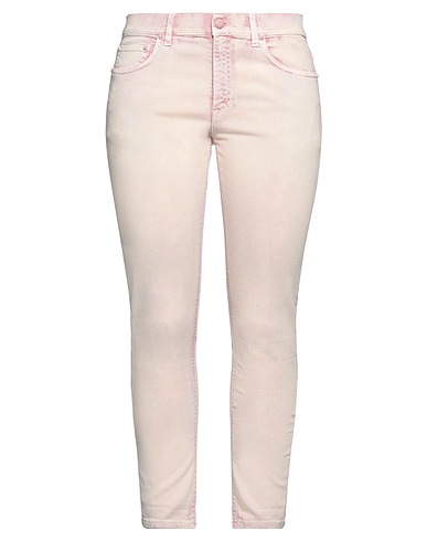 DONDUP Denim trousers Light pink 92% Cotton, 6% Elastomultiester, 2% Elastane
