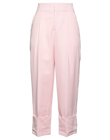 TWINSET Casual pants Pink 84% Cotton, 16% Linen