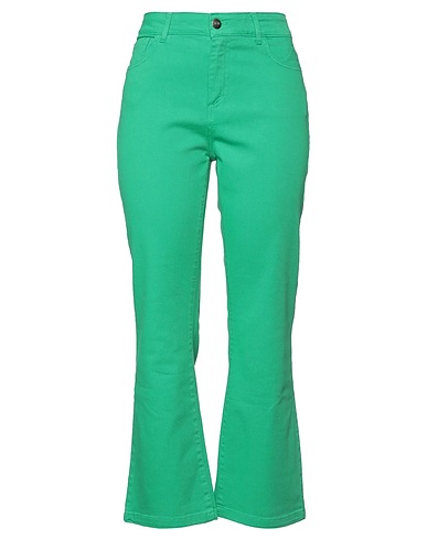 JIJIL Pantaloni jeans Verde 98% Cotone, 2% Elastan