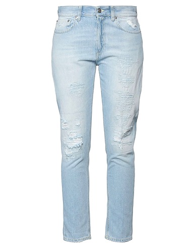 DONDUP Denim pants Blue 100% Organic cotton