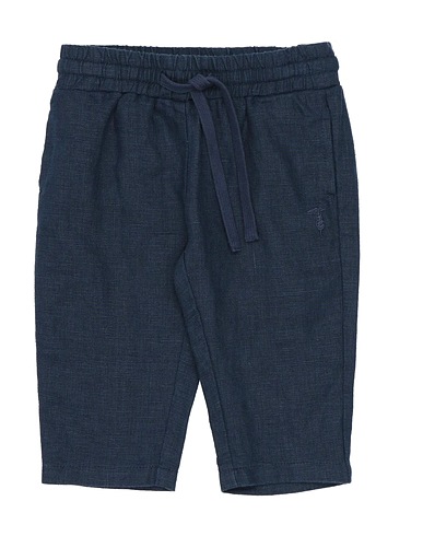TRUSSARDI JUNIOR Casual trouser Midnight blue 100% Linen