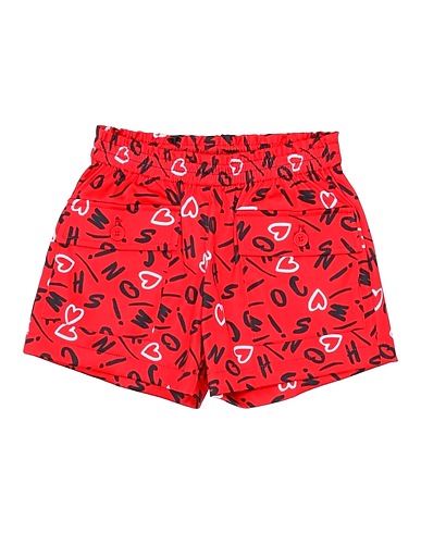 MOSCHINO BABY Shorts & Bermuda Red 53% Polyester, 44% Cotton, 3% Elastane