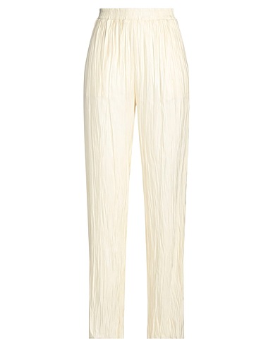 ROBERTO COLLINA Casual trouser Pastel yellow 100% Polyester