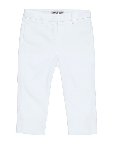 SIMONETTA Casual trouser White 97% Cotton, 3% Elastane
