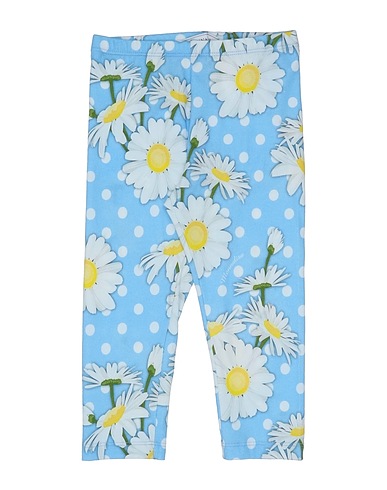 MONNALISA Leggings Sky blue 92% Cotton, 8% Elastane