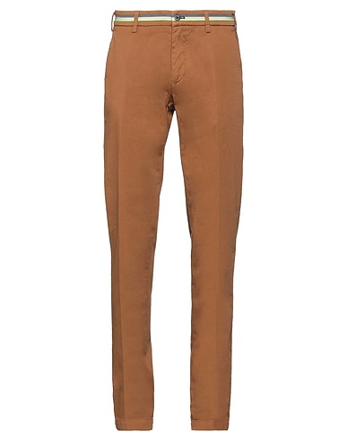MASON'S Casual pants Brown 98% Cotton, 2% Elastane