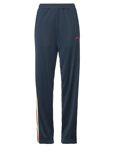 GANNI Casual pants Midnight blue 100% Recycled polyester