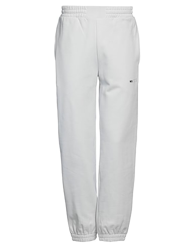 McQ Alexander McQueen Casual trouser BLOCKCHAIN TOKEN Light grey 100% Cotton, Polyester