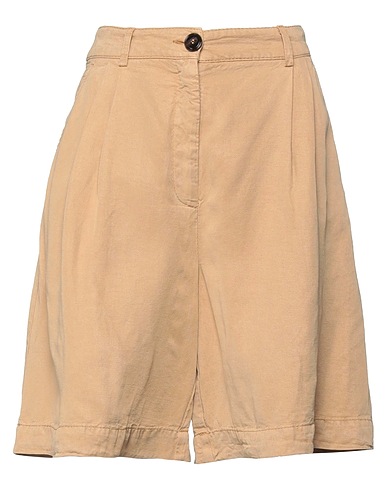MAX&Co. Shorts & Bermuda Camel 75% Lyocell, 25% Linen