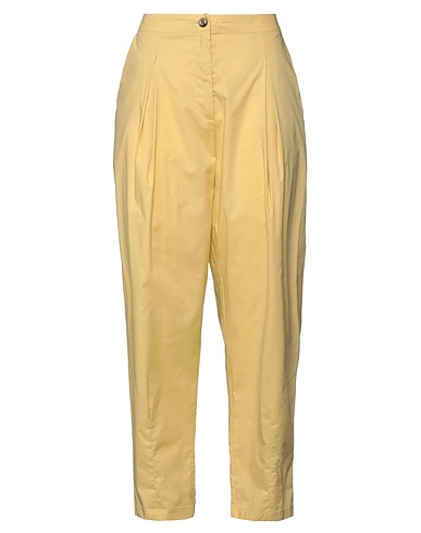 PINKO Pantalone Giallo ocra 100% Cotone
