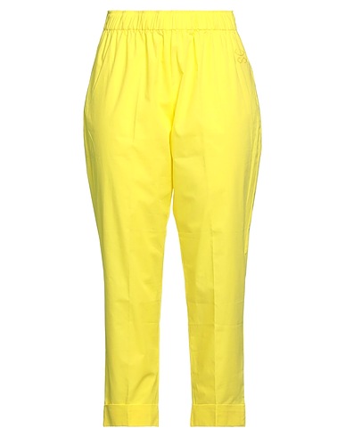 SEMICOUTURE Casual trouser Yellow 100% Cotton