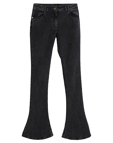 BALMAIN Denim trousers Black 100% Cotton