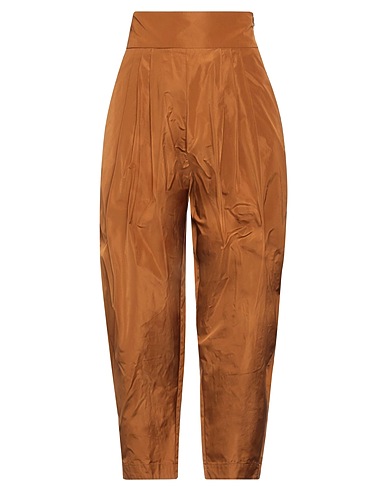 ERIKA CAVALLINI クラシックパンツ キャメル ポリエステル 100%