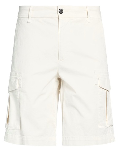 ELEVENTY Shorts & Bermuda Off white 98% Cotton, 2% Elastane