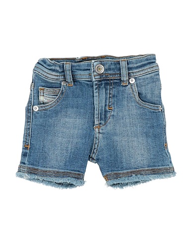 DIESEL Denim trousers Blue 98% Cotton, 2% Elastane, Bovine leather