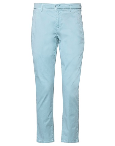 DONDUP Casual trouser Sky blue 96% Cotton, 4% Elastane