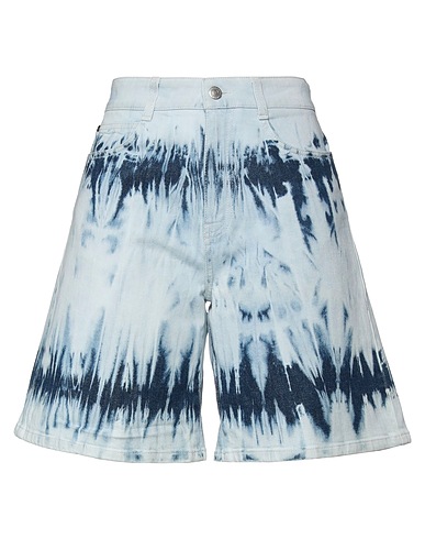 STELLA McCARTNEY Denim shorts Blue 98% Cotton, 2% Elastane