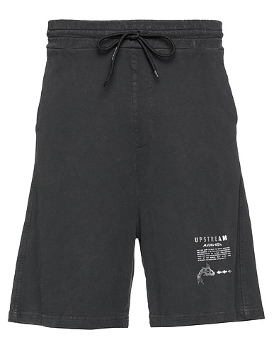 MAUNA KEA Shorts & Bermuda Charcoal 100% Cotton