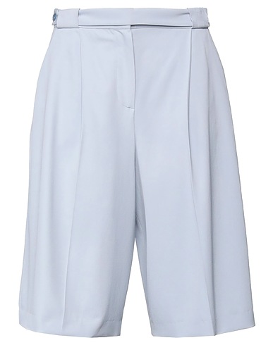 LES COPAINS Shorts & Bermuda Sky blue 91% Viscose, 9% Elastane, Acetate, Polyester