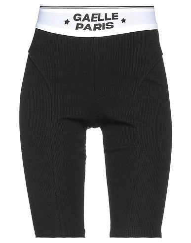 GAëLLE Paris Leggings Nero 95% Cotone, 5% Elastan