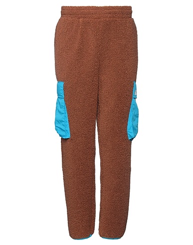 HUF Casual pants Brown 100% Polyester, Nylon