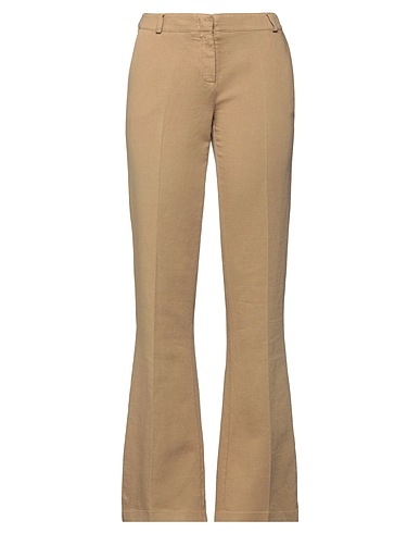 KILTIE Casual trouser Camel 68% Cotton, 32% Linen