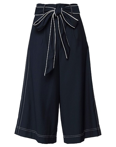 ROSAMUND MOISELLE Casual pants Midnight blue 69% Polyester, 31% Rayon