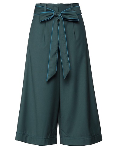 ROSAMUND MOISELLE Casual trouser Dark green 78% Polyester, 22% Rayon