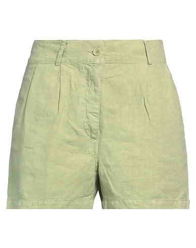 ASPESI Shorts & Bermuda Sage green 100% Linen