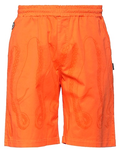 OCTOPUS Shorts & Bermuda Orange 97% Cotton, 3% Elastane