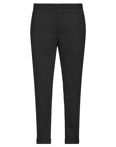 NEIL BARRETT Casual trouser Black 54% Polyester, 44% Virgin Wool, 2% Elastane