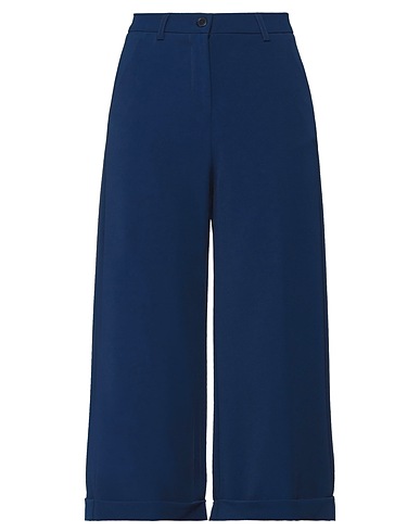 ROSSOPURO Casual trouser Blue 97% Polyester, 3% Elastane