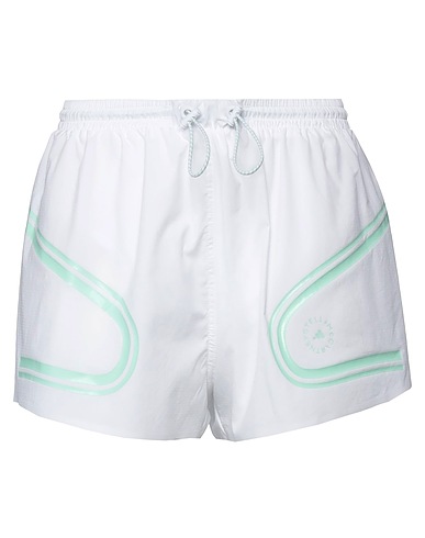 ADIDAS by STELLA McCARTNEY Shorts & Bermuda White 100% Recycled polyester