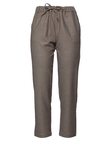 MYTHS Casual pants Khaki 69% Polyester, 29% Viscose, 2% Elastane