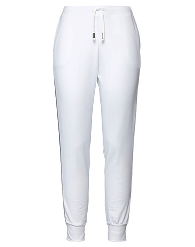 JIJIL Casual trouser White 94% Cotton, 6% Elastane