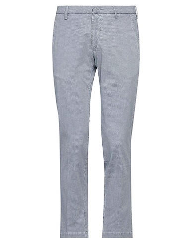 MICHAEL COAL Casual trouser White 98% Cotton, 2% Elastane