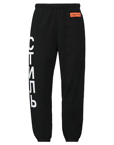 HERON PRESTON Casual trouser Black 100% Cotton, Polyester