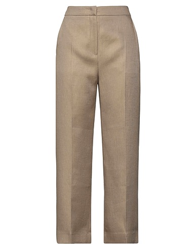 MAX MARA Casual trouser Khaki 100% Linen
