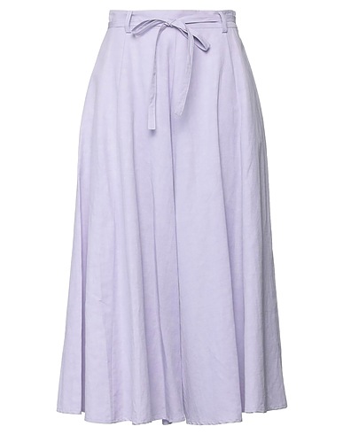 JUCCA Casual trouser Lilac 57% Linen, 43% Cotton