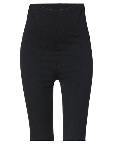 ALESSANDRO VIGILANTE Leggings Black 96% Wool, 4% Polyamide, Elastane