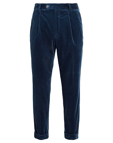 BOSS Casual pants Midnight blue 98% Cotton, 2% Elastane