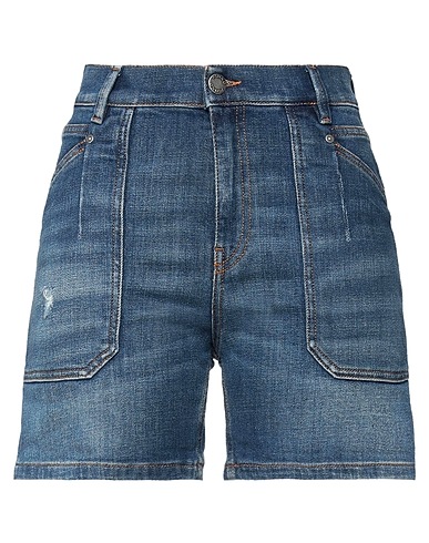 PINKO Denim shorts Blue 99% Cotton, 1% Elastane