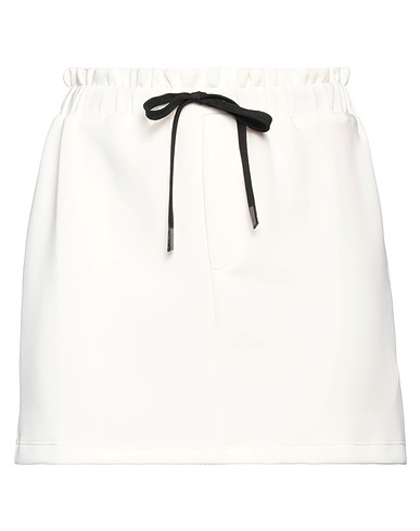 LANSTON SPORT Mini skirt Ivory 52% Polyester, 43% Modal, 5% Elastane