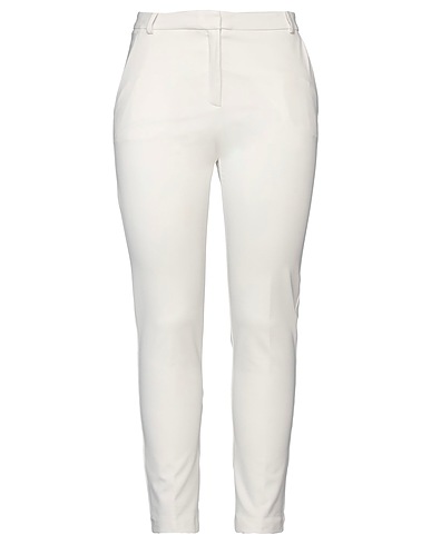 PINKO Casual trouser White 65% Viscose, 30% Polyamide, 5% Elastane