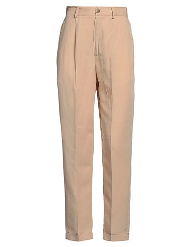 BONHEUR Pantalone Beige 64% Viscosa, 36% Lino