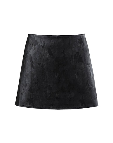 TOPSHOP Mini skirt Black 100% Polyurethane