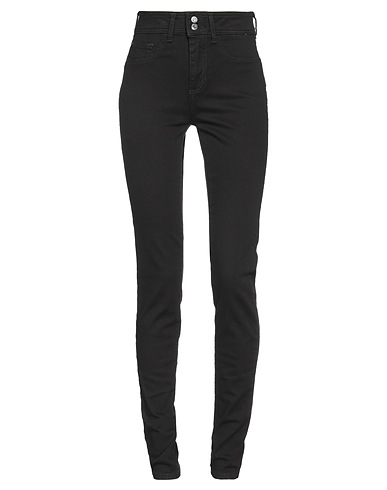 GUESS Denim pants Black 90% Cotton, 8% Polyester, 2% Elastane