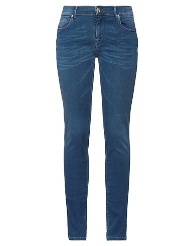OAKS Pantaloni jeans Blu 99% Cotone, 1% Elastan