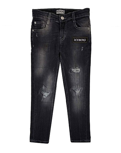 ICEBERG Pantaloni jeans Nero Cotone
