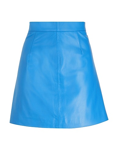8 by YOOX Mini skirt LEATHER ESSENTIAL MINI SKIRT
Azure 100% Lambskin